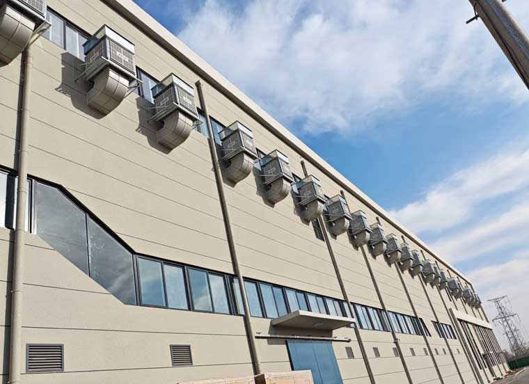 鞋廠降溫通風(fēng)換氣，應(yīng)用環(huán)保空調(diào)