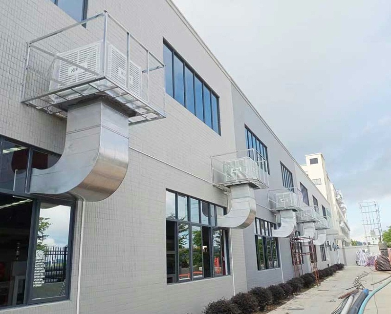 廠房降溫通風新方案，應用環保空調