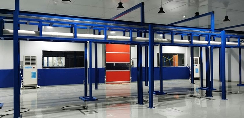 星科蒸發冷省電空調-立式軸流機應用食品廠制冷降溫